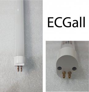 LED Röhre T5 HE Kompatibel 21 Watt 150cm nw Milch-Cover ECGall