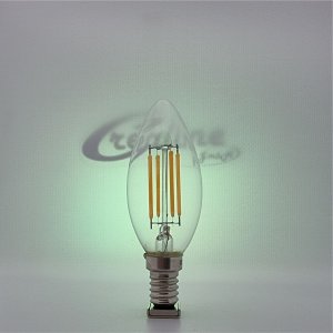 LED Kerze E14 4 Watt mit Filament ww